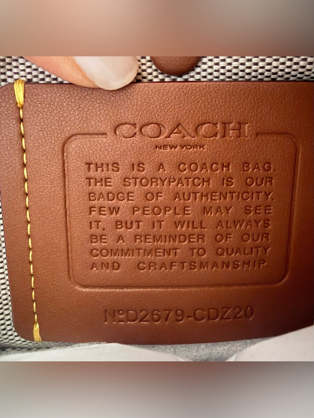 Coach Turnlock Waverly Shoulder Bag – Maple/Brass – NWT - Picture 7 of 10
